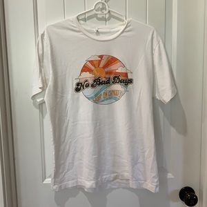 No bad days teeshirt, women’s small